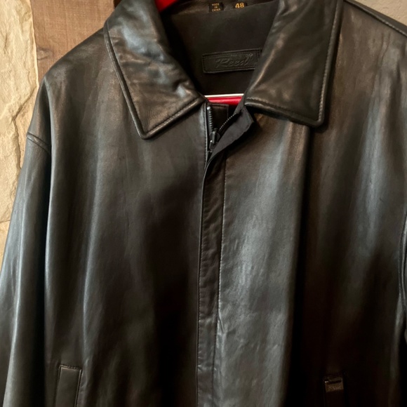 VINTAGE REED LEATHER COAT - Picture 3 of 4